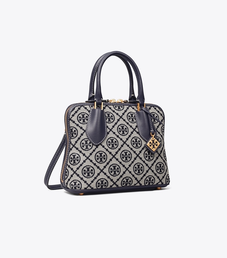 Mini T Monogram Jacquard Swing Satchel: Women's Designer Crossbody Bags ...
