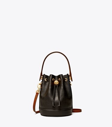 Tory Burch Saffiano Leather Crossbody Bag - Black Crossbody Bags, Handbags  - WTO571840