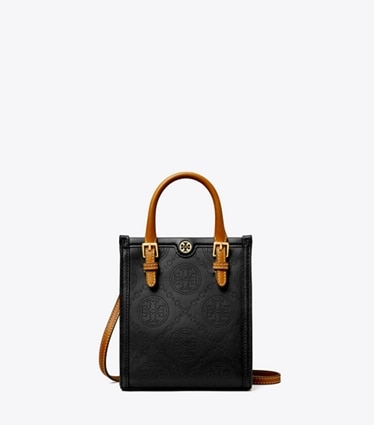 TORY BURCH #42351-R Black Leather Crossbody Bag