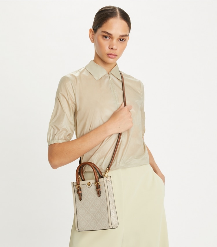 Mini T Monogram Tote: Women's Designer Crossbody Bags | Tory Burch
