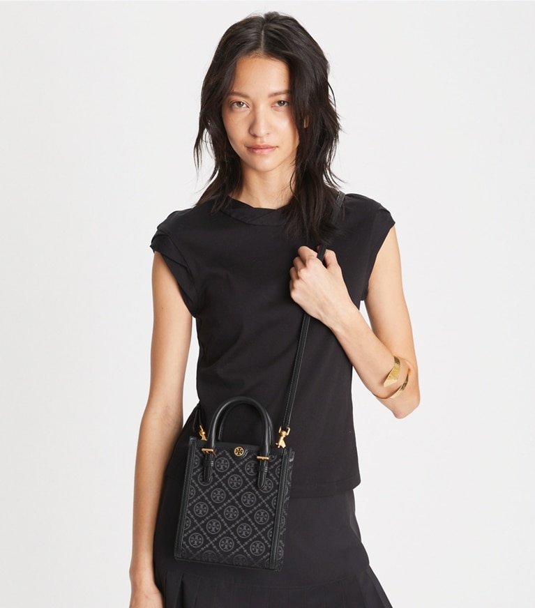 Mini T Monogram Tote: Women's Designer Crossbody Bags | Tory Burch