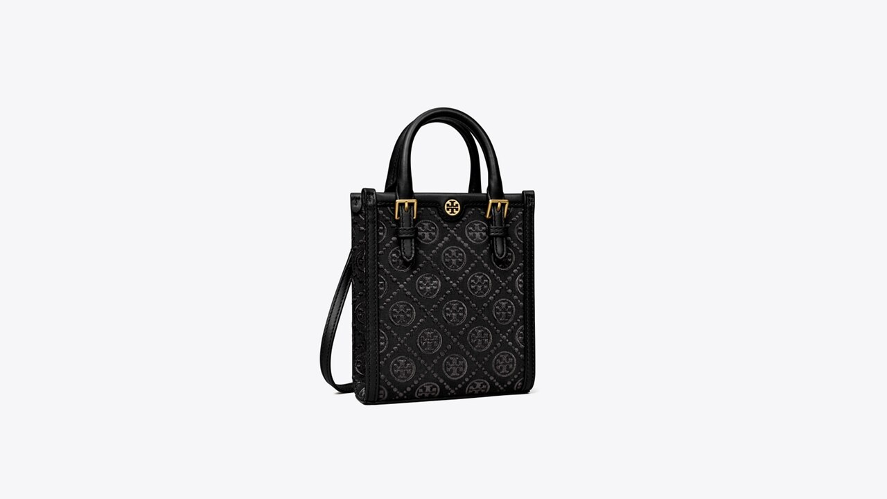 Tory Burch Mini T Monogram Tote