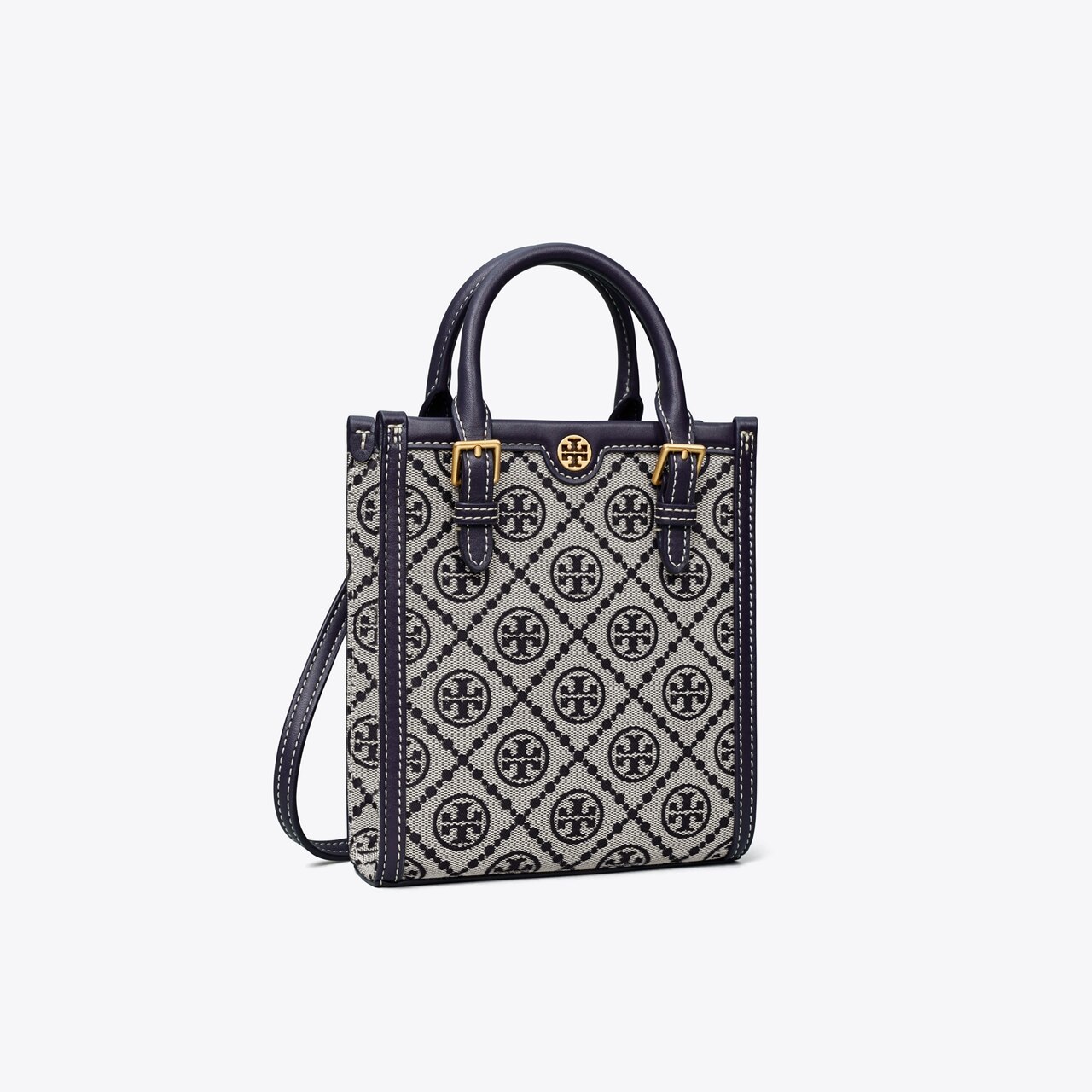 Tory Burch T Monogram Small Coated Canvas Tote