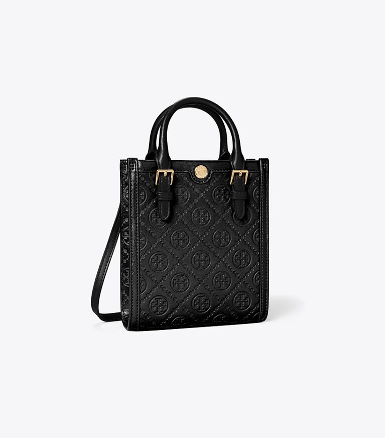 Black tote crossbody bag sale