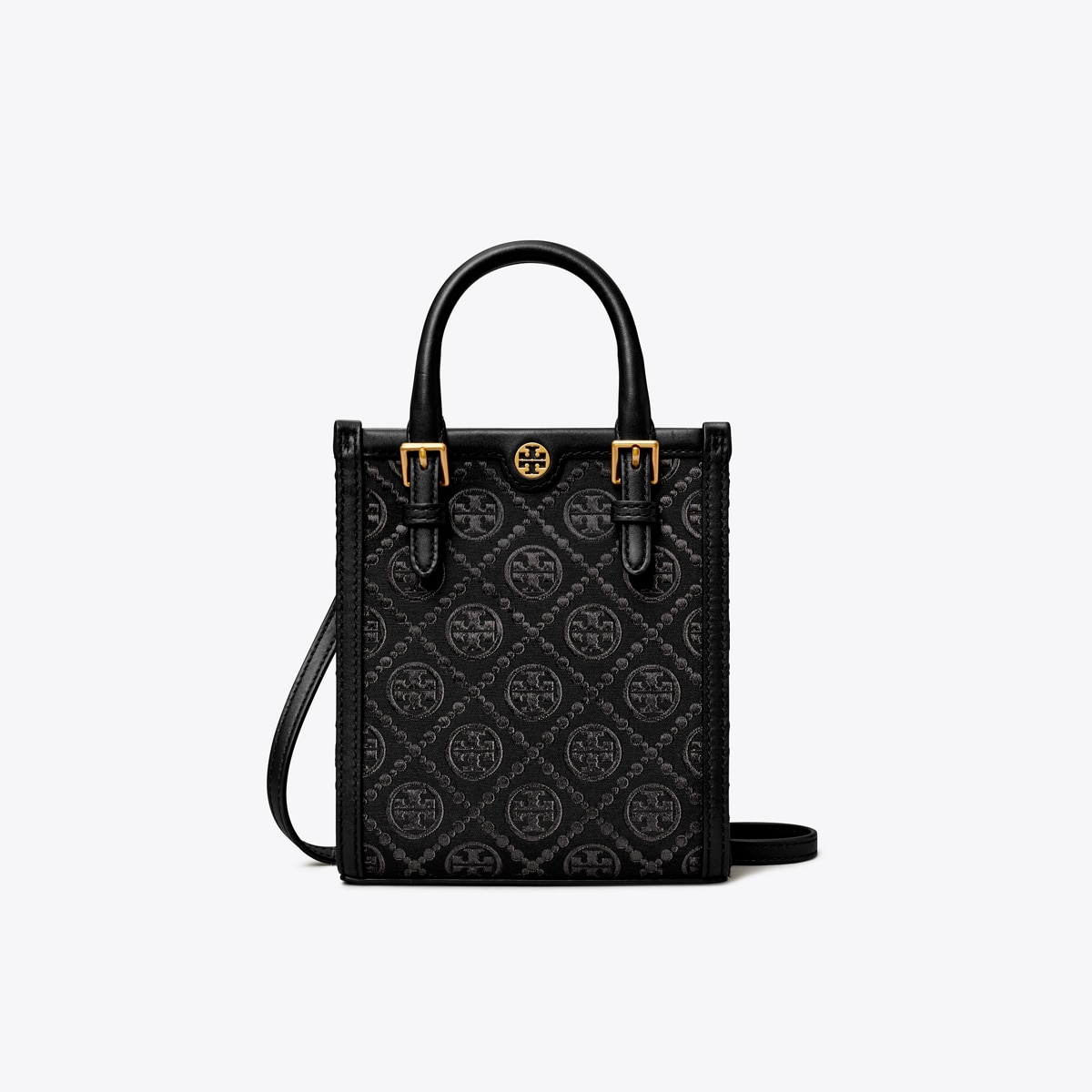 Mini Tote Bag mit T Monogramm in black size OS