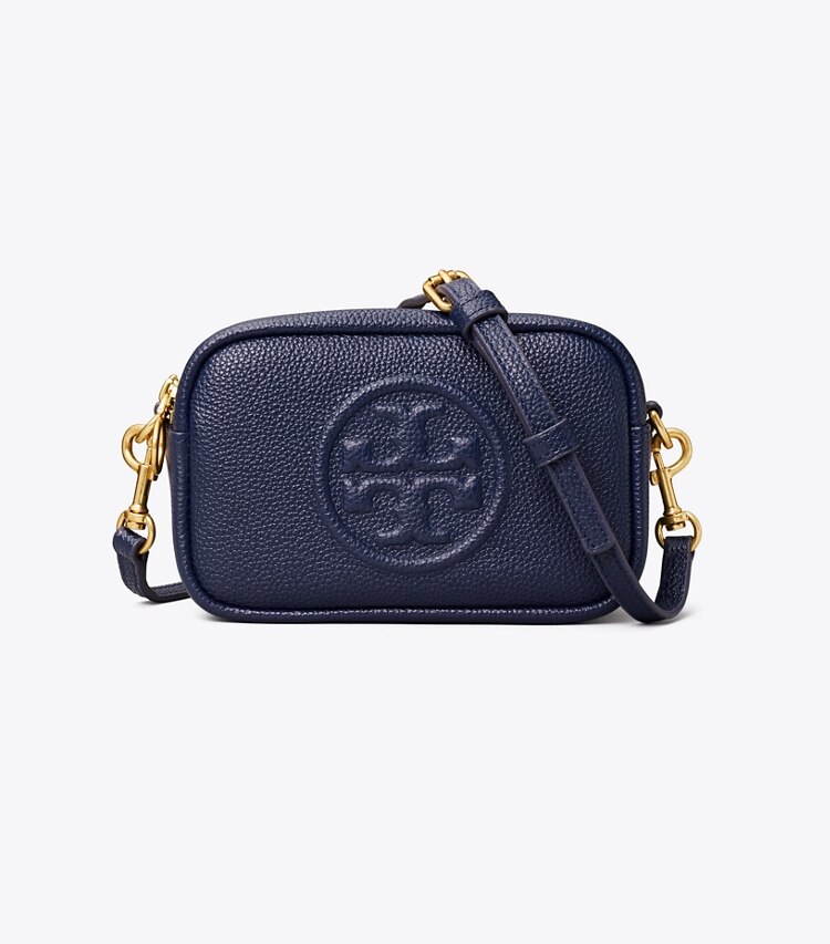 Tory Burch designer borse a spalla Minibag Perry bombé in Royal Navy front
