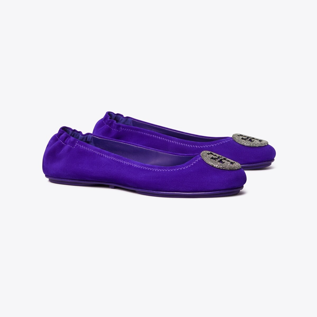 Minnie Travel Ballet, Pavé : Women's Shoes | Flats | Tory Burch UK