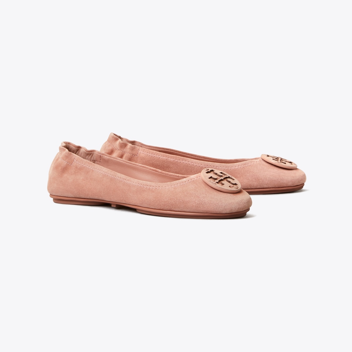 Tory Burch Minnie on sale Leather Travel ballerina Flats (8)