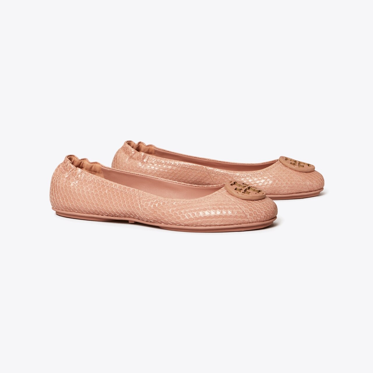 Tory burch minnie travel flat cheap tortoise