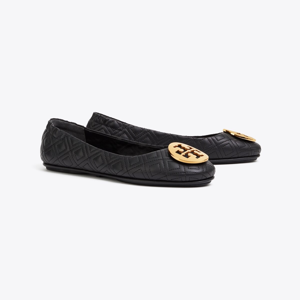 Tory Burch Pebbled Leather outlets Minnie Ballet Flat Size 8