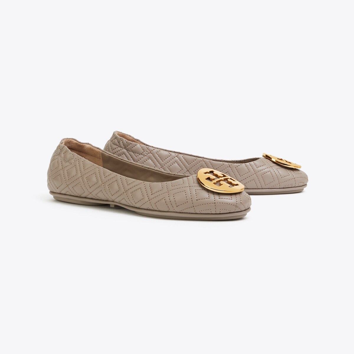 tory burch quilted minnie flat