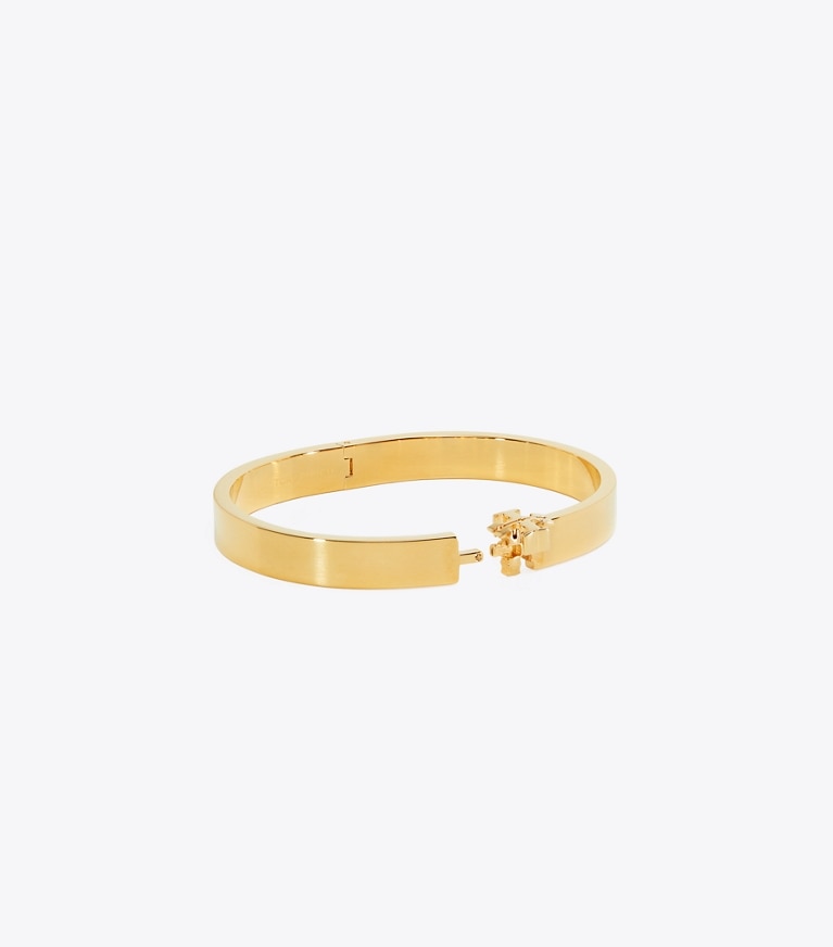 Tory Burch designer armbänder Mittelgroßes Icon Armband in Tory Gold front
