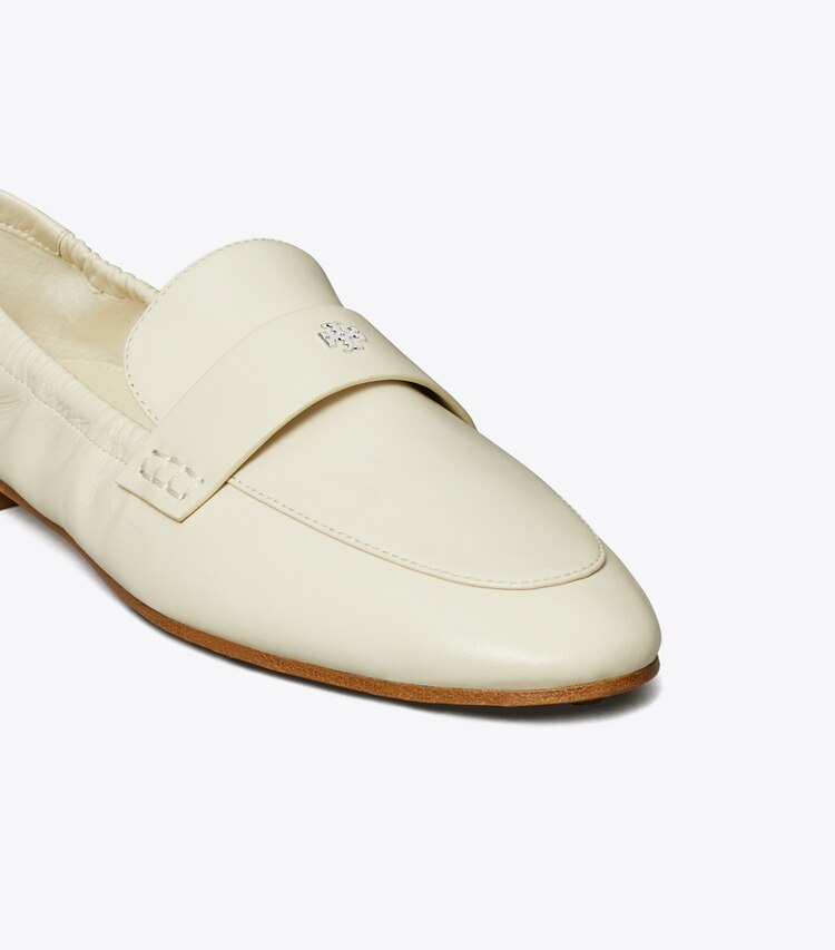 Tory Burch diseñador zapatos planos Mocasín tipo ballerinas en LIGHT CREAM detalle