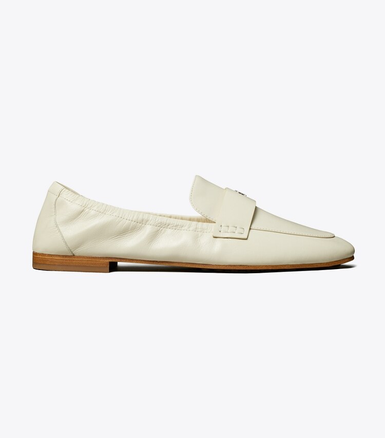 Tory Burch diseñador zapatos planos Mocasín tipo ballerinas en LIGHT CREAM lateral