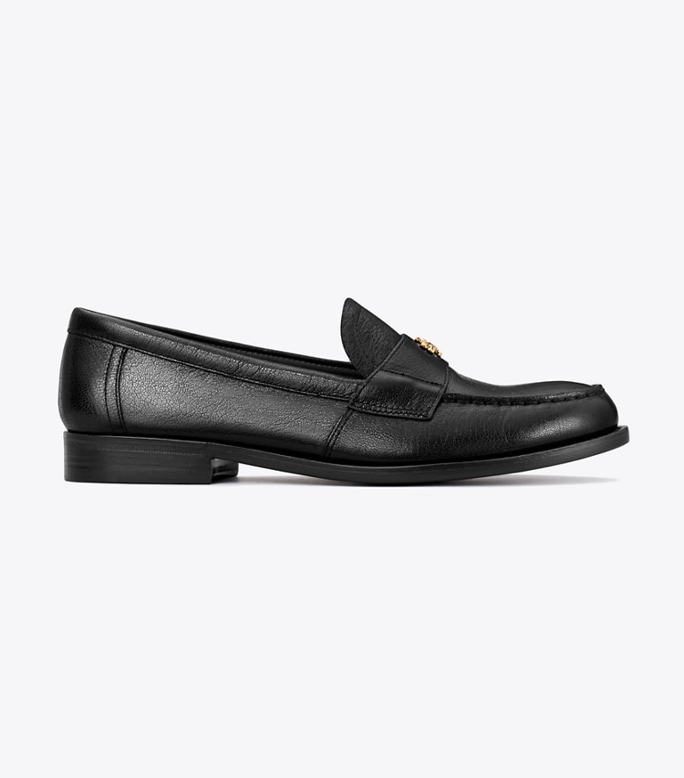 Tory Burch diseñador zapatos planos Mocasines clásicos en PERFECT BLACK lateral