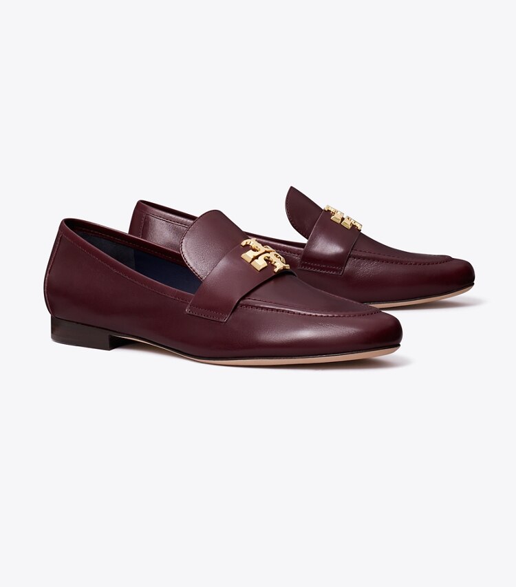 Tory Burch diseñador zapatos planos Mocasines Eleanor, anchos en DARK CARMINE ángulo