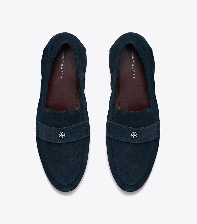 Tory Burch designer mocassins Mocassin ballerine dans NEW NAVY vue du dessus