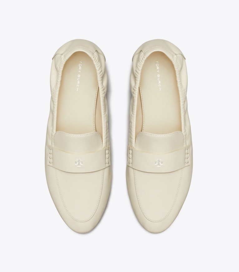 Tory Burch designer mocassins Mocassin ballerine dans LIGHT CREAM vue du dessus