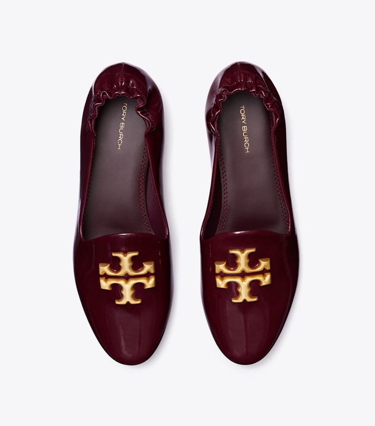 Tory Burch designer mocassins Mocassin Eleanor dans Vintage Eggplant vue du dessus