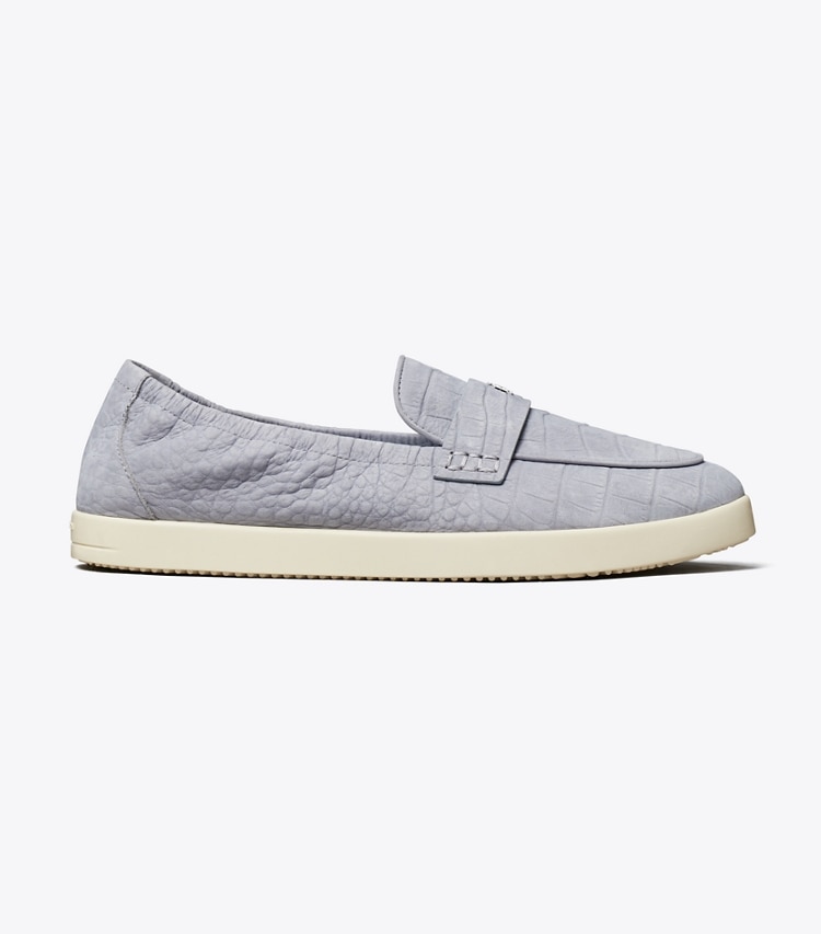 Tory Burch designer mocassins Mocassin sport style ballerines dans VAPOR BLUE de côté