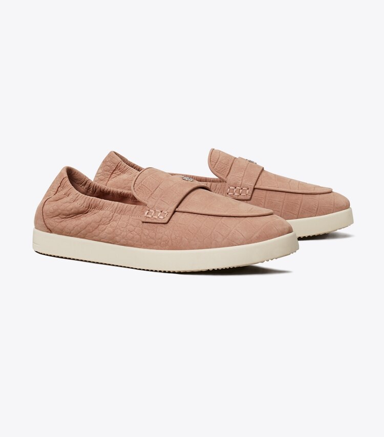 Tory Burch designer mocassini Mocassino ballerina sportivo in MALVA angle