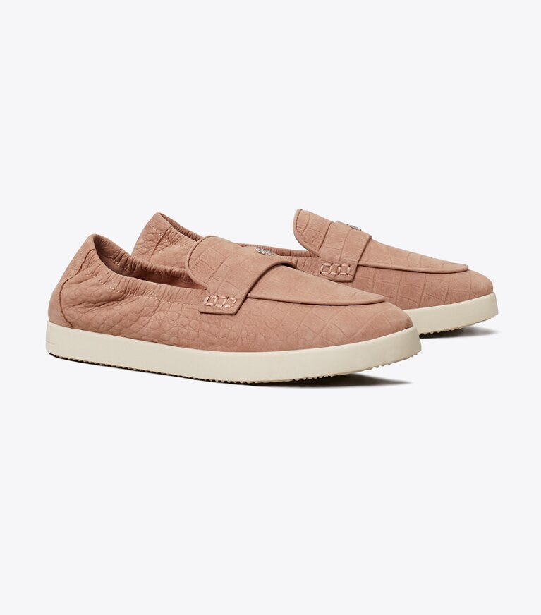 Tory Burch designer mocassini Mocassino ballerina sportivo in MALVA angle