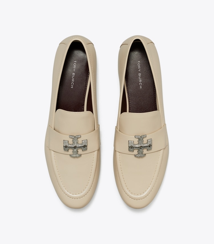 Tory Burch designer mocassini Mocassino Eleanor con pavé in STONE GRAY superiore