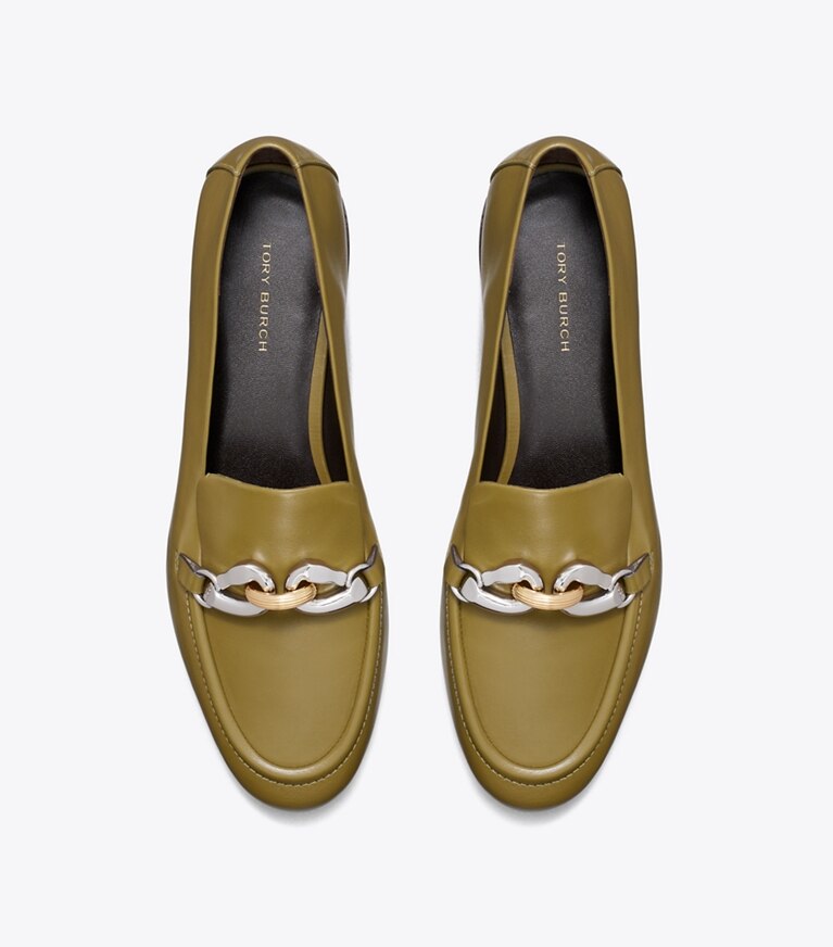 Tory Burch designer mocassini Mocassino Jessa in RAMURE GREEN superiore