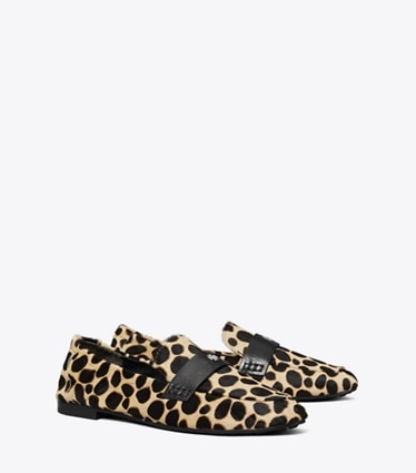 Tory Burch designer mocassins Mocassins ballerines in TRENCH / PERFECT BLACK angle