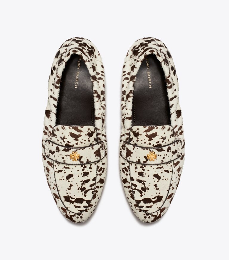 Tory Burch designer mocassins Mocassins ballerines dans COW PRINT / COCO vue du dessus