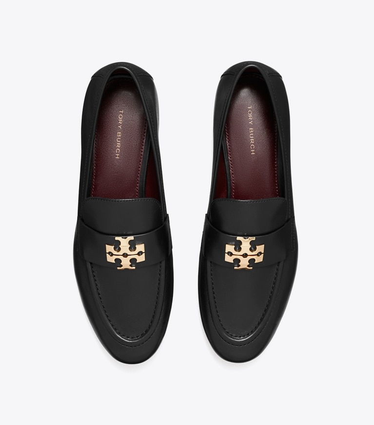 Tory Burch designer mocassins Mocassins Charlie in PERFECT BLACK / GOLD dessus