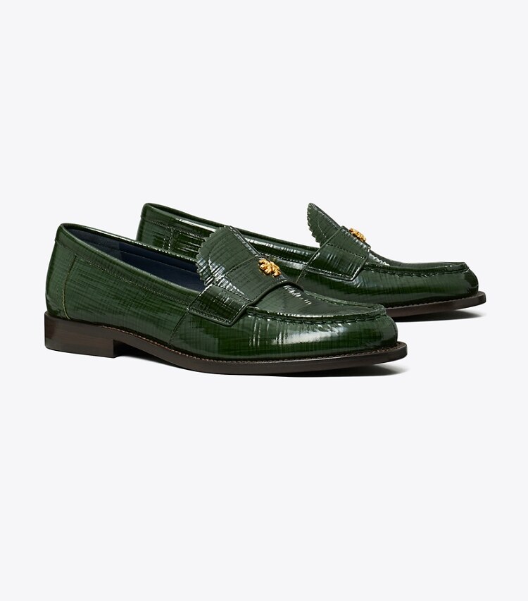 Tory Burch designer mocassins Mocassins classiques in DARK EVERGLADE angle