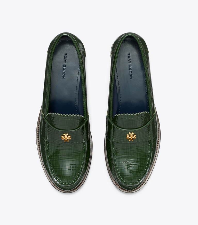Tory Burch designer mocassins Mocassins classiques in DARK EVERGLADE angle