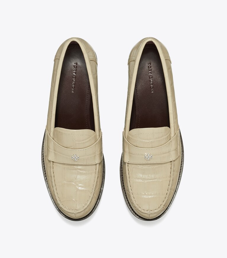 Tory Burch designer mocassins Mocassins classiques in STORMY GRAY angle