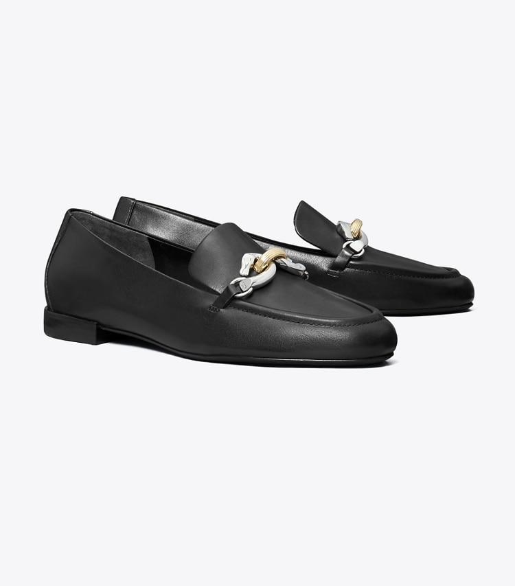Tory Burch designer mocassins Mocassins Jessa in PERFECT BLACK angle