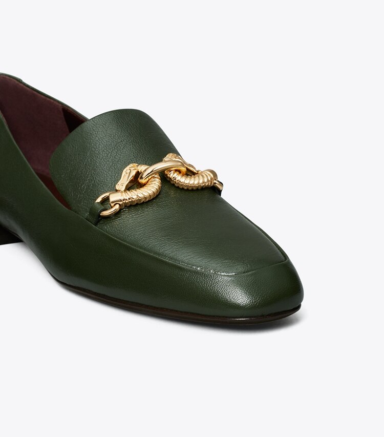Tory Burch designer mocassins Mocassins Jessa in DARK EMERALD informations