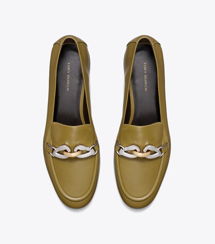 Tory Burch designer mocassins Mocassins Jessa in RAMURE GREEN dessus