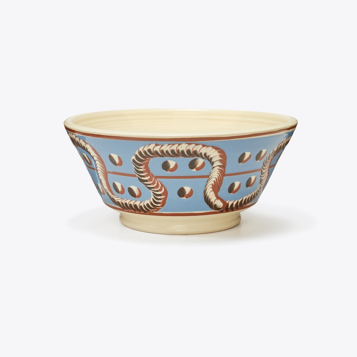 Mochaware Serving Bowl: Women's Designer Tabletop & Drinkware | Tory Burch