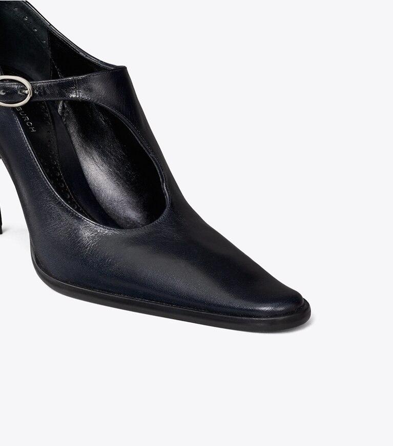 Tory Burch designer escarpins Monk Strap à talon torsadé dans WATERS détails