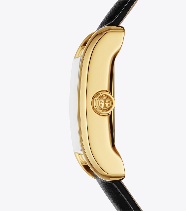 Tory Burch designer montres bracelet Montre Eleanor dans IVORY/BLACK de côté
