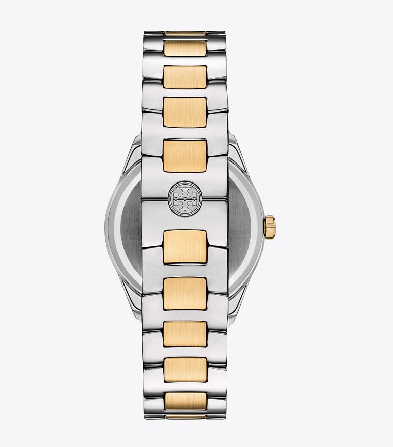 Tory Burch designer montres bracelet Montre Miller dans IVORY/TWO-TONE retour