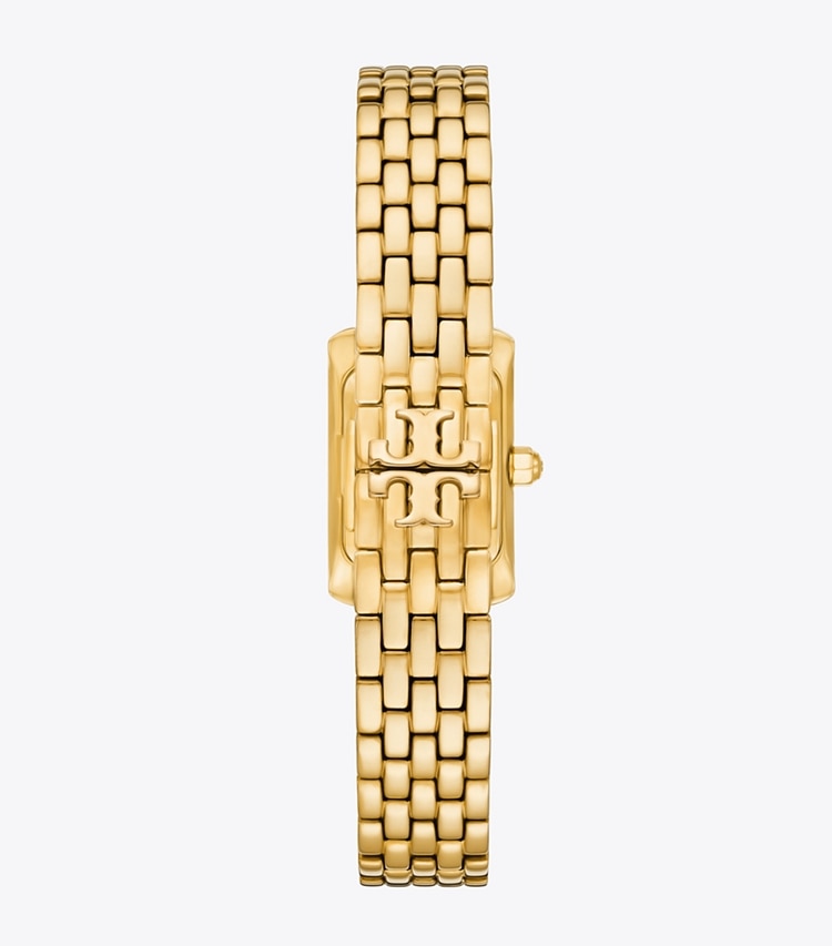 Tory Burch designer montres bracelet Montre Mini Eleanor dans IVORY/GOLD retour