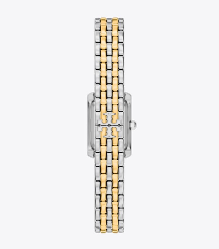 Tory Burch designer montres bracelet Montre mini Eleanor dans IVORY/TWO-TONE retour