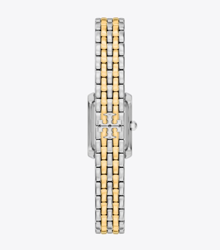 Tory Burch designer montres bracelet Montre mini Eleanor dans IVORY/TWO-TONE retour