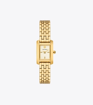 Tory Burch designer montres bracelet Montre Mini Eleanor dans IVORY/GOLD de face