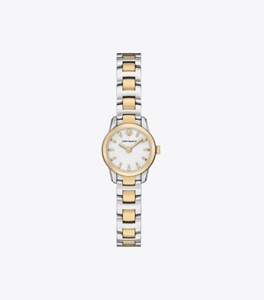 Tory Burch designer montres bracelet Montre Mini Miller dans MOP/TWO-TONE de face