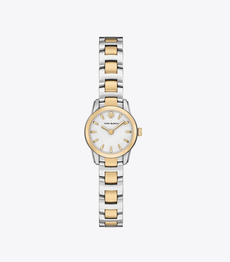 Tory Burch designer montres bracelet Montre Mini Miller dans MOP/TWO-TONE de face