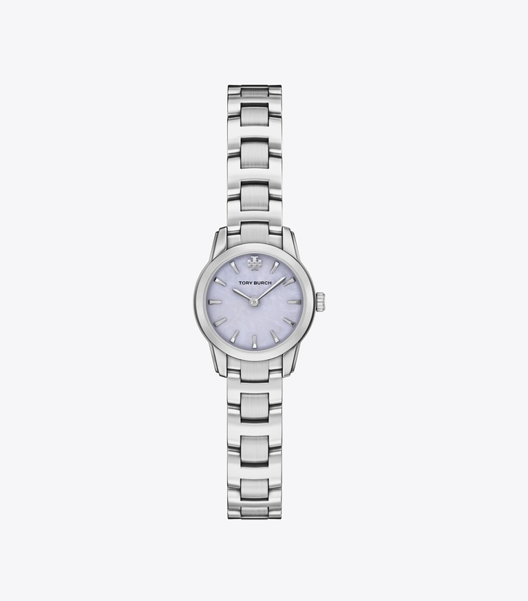 Tory Burch designer montres bracelet Montre Mini Miller dans LILAC/SILVER de face