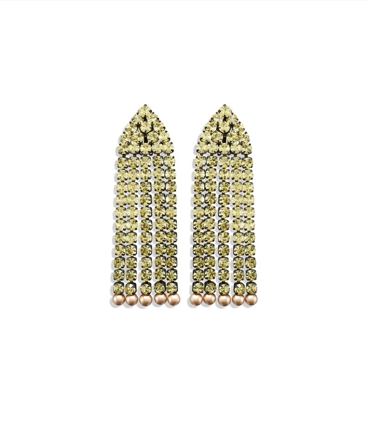 Tory Burch designer ohrringe Moondance Chandelier Ohrringe in Hematite / Yellow additional