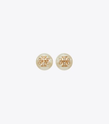 ムーンダンス パヴェ パール ドロップピアス: レディース イヤリング 